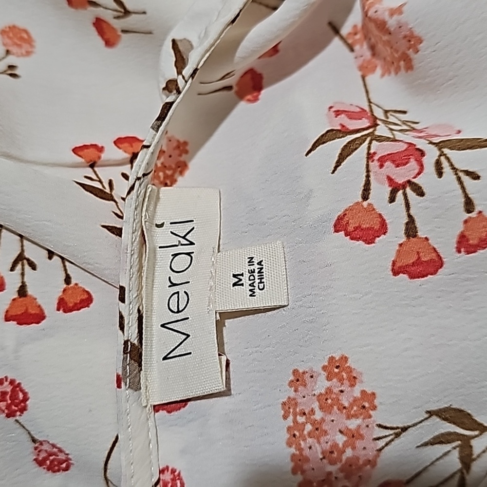 Pretty Floral Top M Meraki - Picture 9 of 9